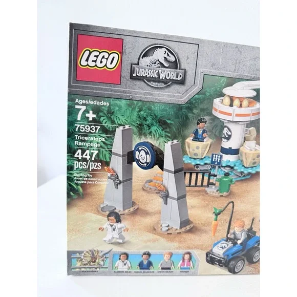 LEGO Jurassic World: Triceratops Rampage 75937 Building Kit